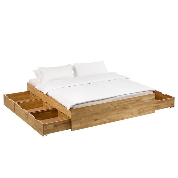 Bett aus massiver Eiche Sofia | NordicStory