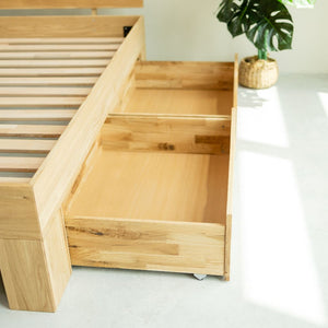 Bett aus massiver Eiche Uppsala | VESKOR