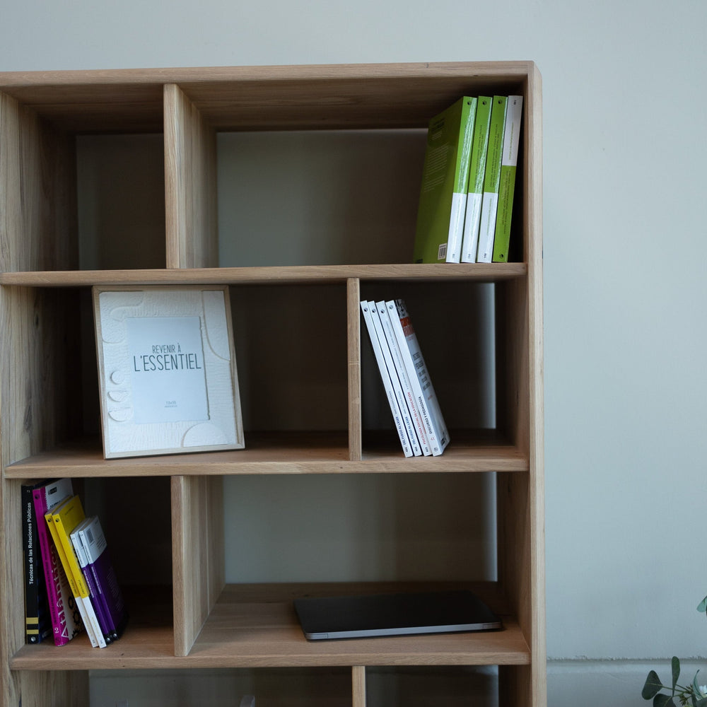 Bücherregal aus massiver Eiche Sweden 1 | VESKOR