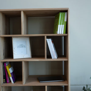 Bücherregal aus massiver Eiche Sweden 1 | VESKOR
