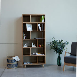 Bücherregal aus massiver Eiche Sweden 1 | VESKOR