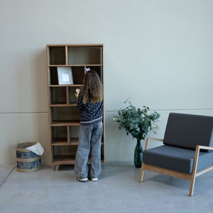Bücherregal aus massiver Eiche Sweden 1 | VESKOR