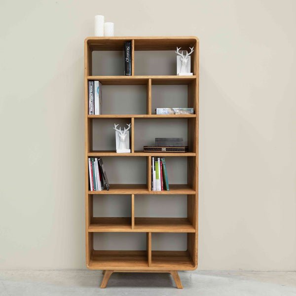 Bücherregal aus massiver Eiche Geneva 2 | NordicStory