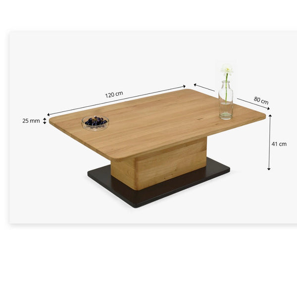 Couchtisch aus massiver Eiche Bremen | NordicStory