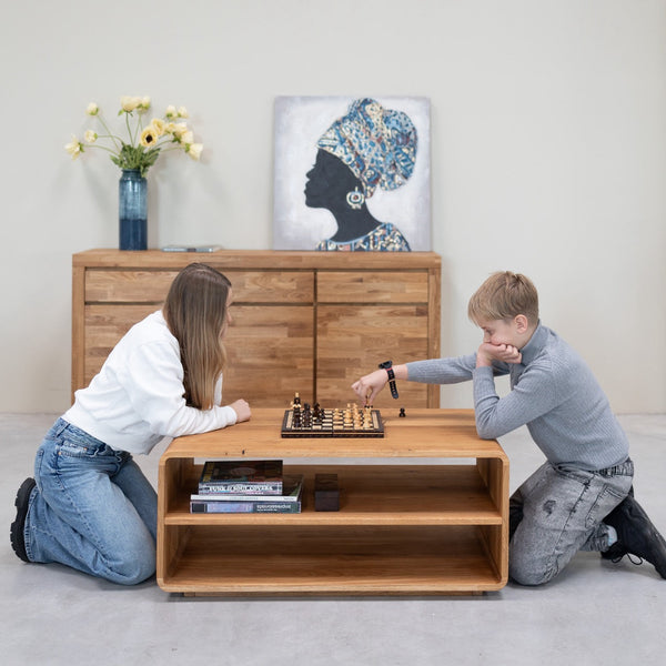 Couchtisch aus massiver Eiche Geneva | NordicStory