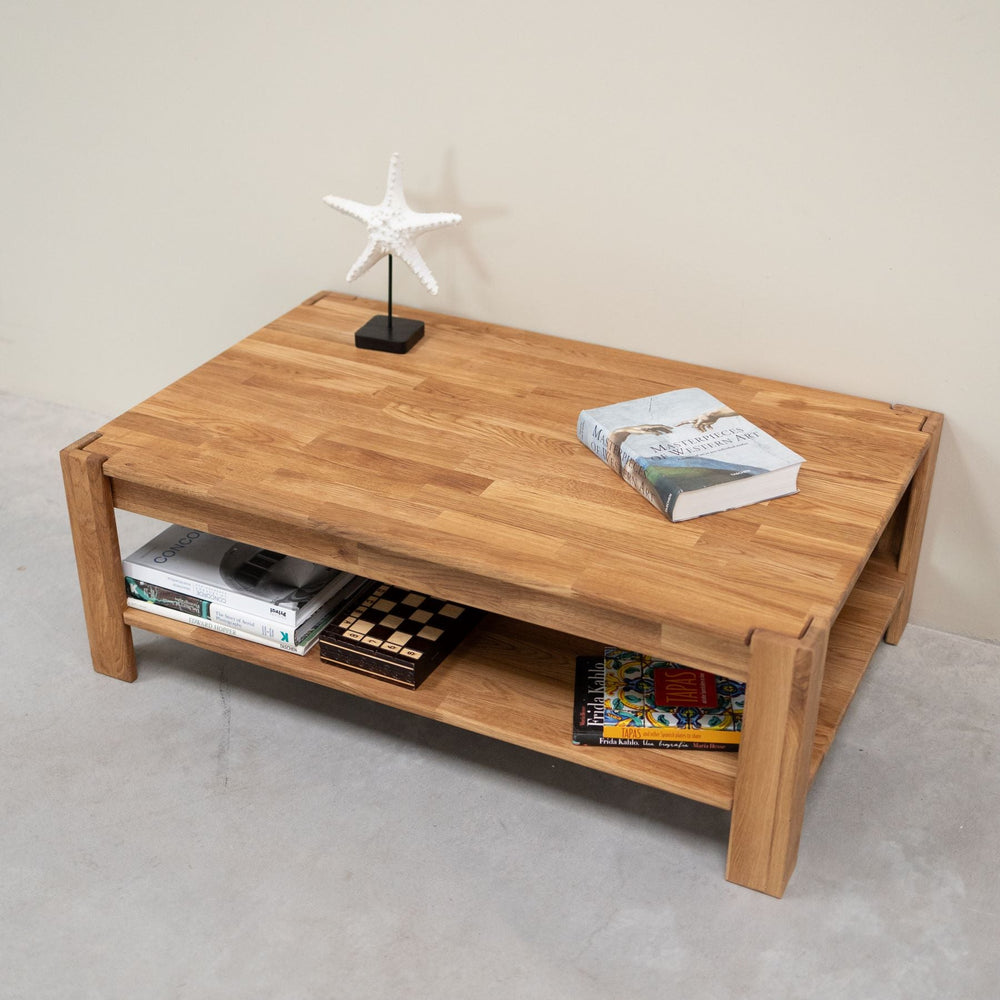 Couchtisch aus massiver Eiche Mauritz 4 | NordicStory