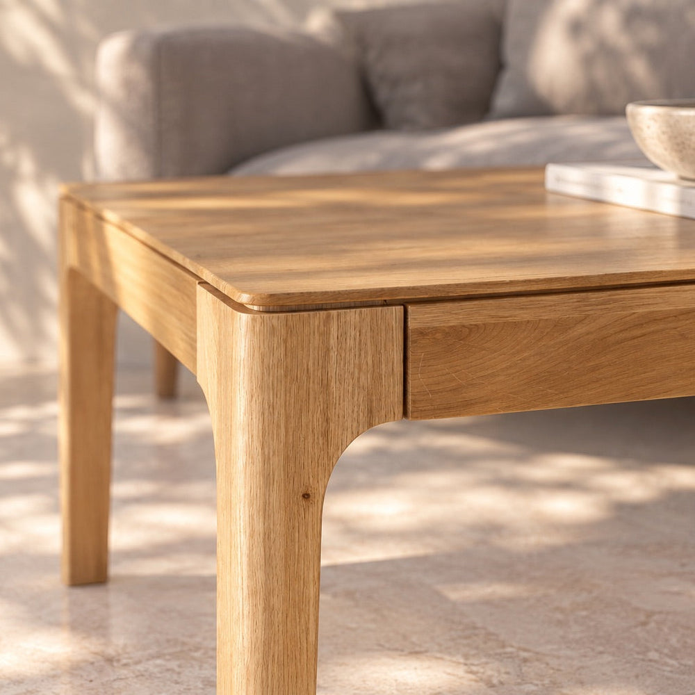 Couchtisch aus massivem Eichenholz Creativ | VESKOR