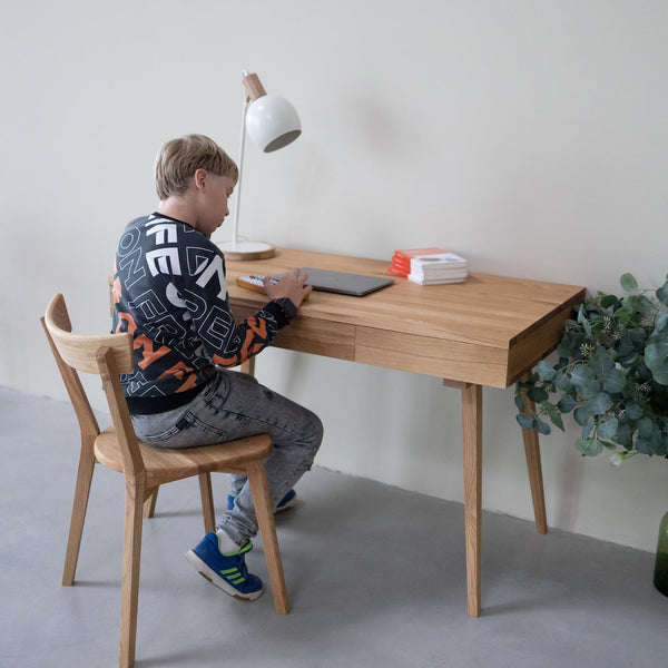 Schreibtisch aus massiver Eiche Malmo 1 | VESKOR