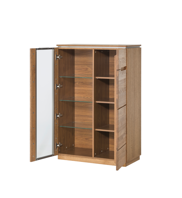 Vitrine aus massiver Eiche  MONTENEGRO 15 | LoftStory