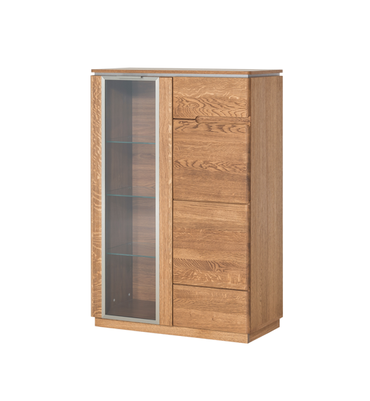 Vitrine aus massiver Eiche  MONTENEGRO 15 | LoftStory