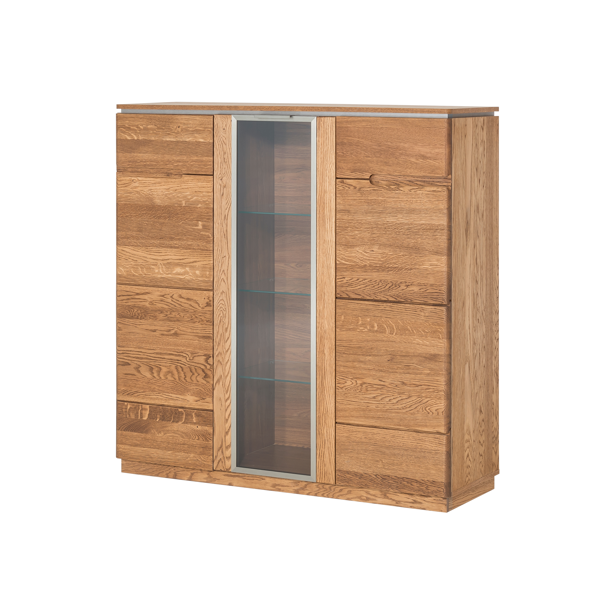 Vitrine aus massiver Eiche MONTENEGRO 48 | LoftStory