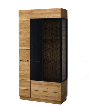 Vitrine aus massiver Eiche MOZAIK 12 | LoftStory