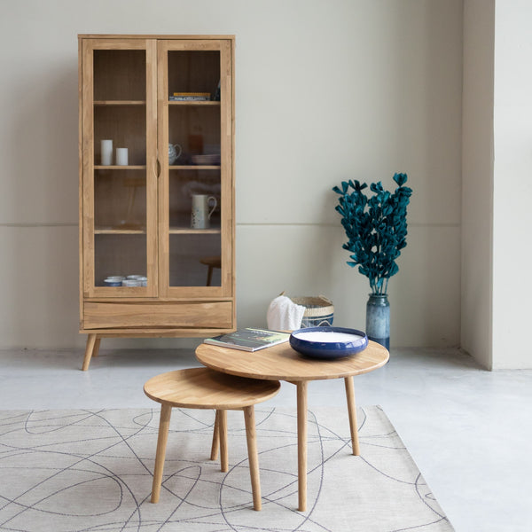 Vitrine aus massiver Eiche Malmo | VESKOR