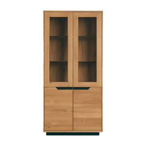 Vitrine aus massiver Eiche Bremen 2 | NordicStory