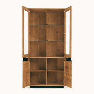 Vitrine aus massiver Eiche Bremen 2 | NordicStory