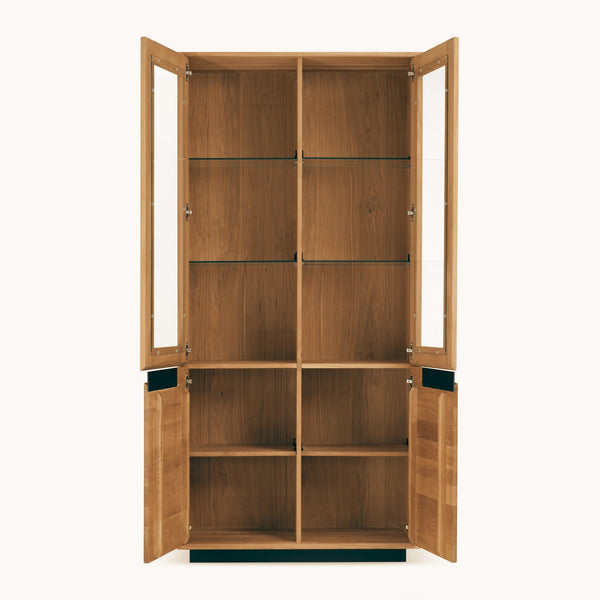Vitrine aus massiver Eiche Bremen 2 | NordicStory