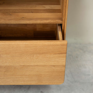 Vitrine aus massiver Eiche Geneva 1 | NordicStory