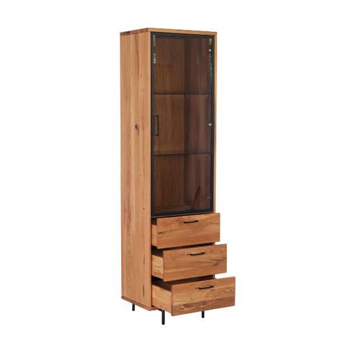 Vitrine aus massiver Eiche Normandy | VESKOR
