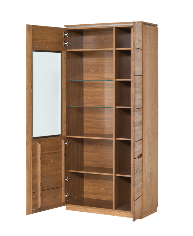 Vitrine aus massiver Eiche MONTENEGRO 12 | LoftStory