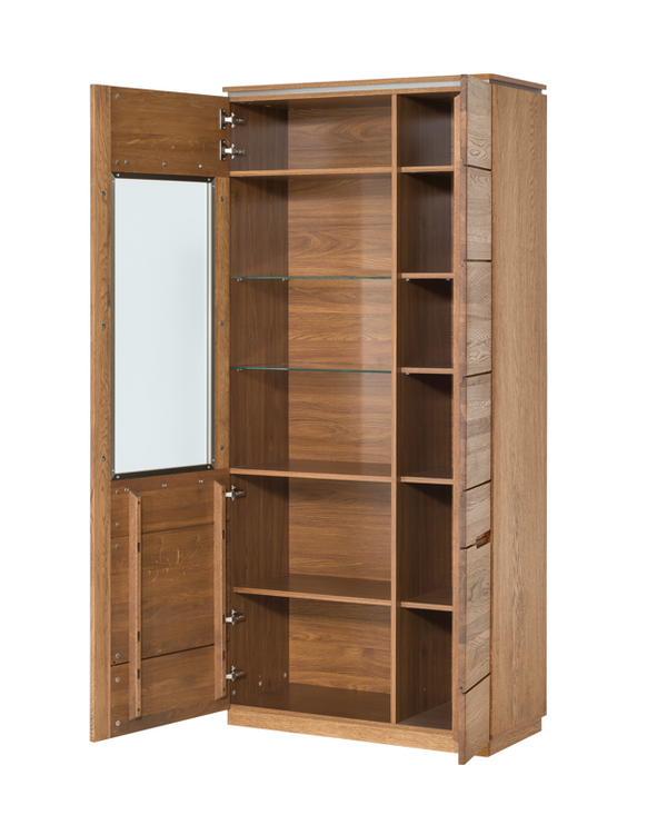 Vitrine aus massiver Eiche MONTENEGRO 12 | LoftStory