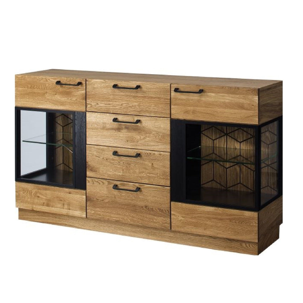 Sideboard aus massiver Eiche Mozaik 47 | LoftStory