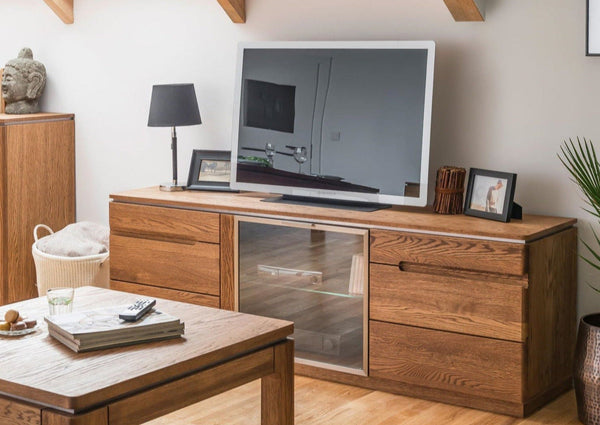 TV-Lowboard aus Eichenholz Montenegro 26 | LoftStory