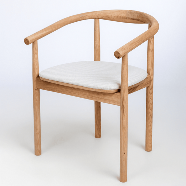 Set aus 2 oder 4 Stühlen aus massiver Eiche Lea, gepostert | VESKOR