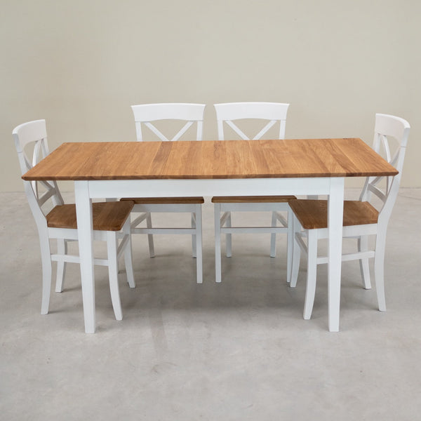 Set aus 2 oder 4 Esszimmerstühlen aus massiver Eiche Lausanne | VESKOR
