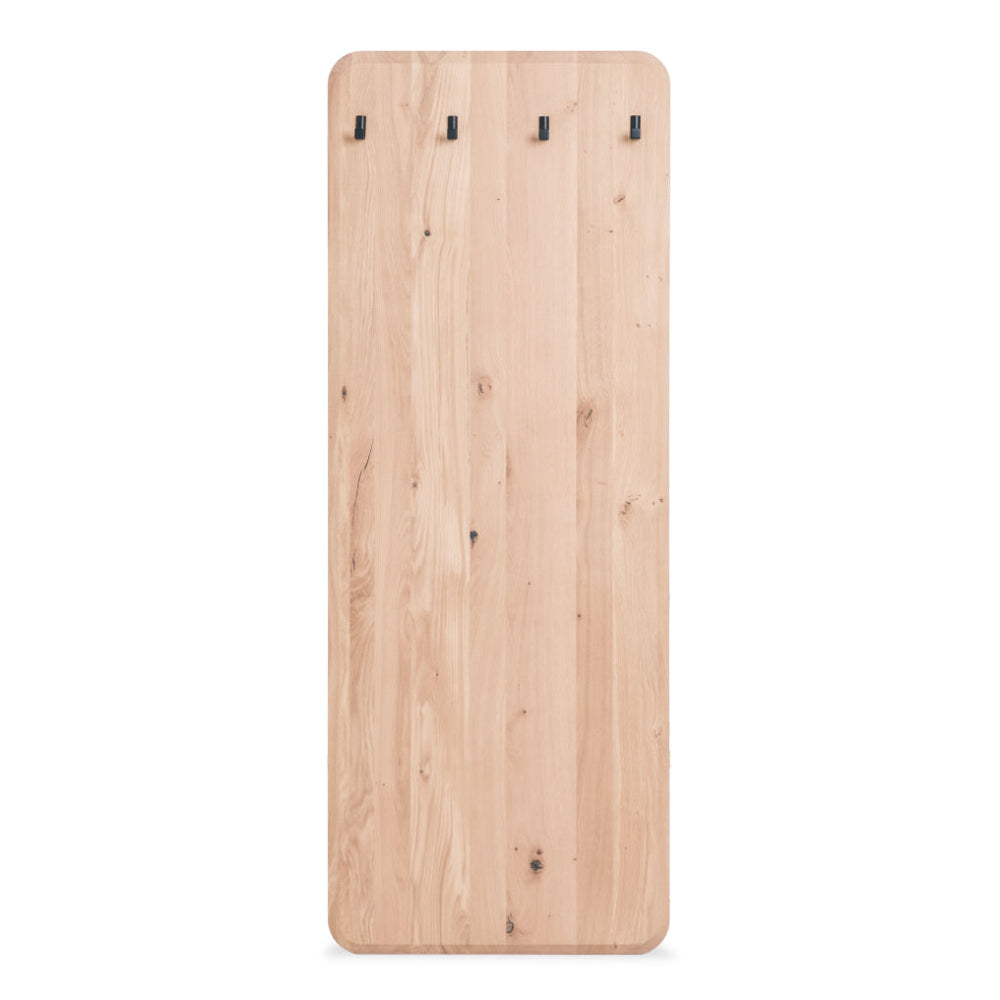 Wandgarderobe Sweden 1 Massivholz Eiche/Nussbaum | VESKOR