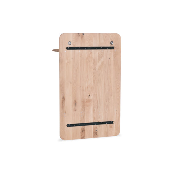 Wandgarderobe Sweden Massivholz Eiche/Nussbaum | VESKOR