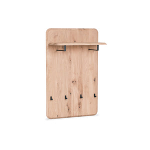 Wandgarderobe Sweden Massivholz Eiche/Nussbaum | VESKOR