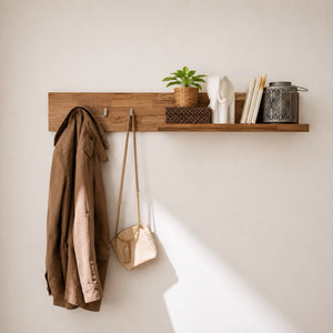 Wandgarderobe aus massiver Eiche Arizona | NordicStory