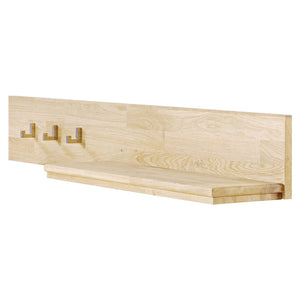 Wandgarderobe aus massiver Eiche Arizona | NordicStory