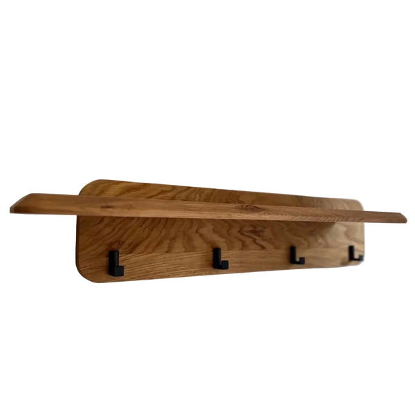 Wandgarderobe aus massiver Eiche Geneva | NordicStory