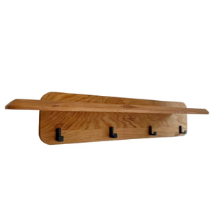 Wandgarderobe aus massiver Eiche Geneva | NordicStory