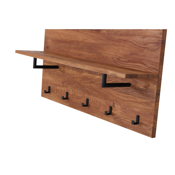 Wandgarderobe aus Massivholz Normandy | VESKOR