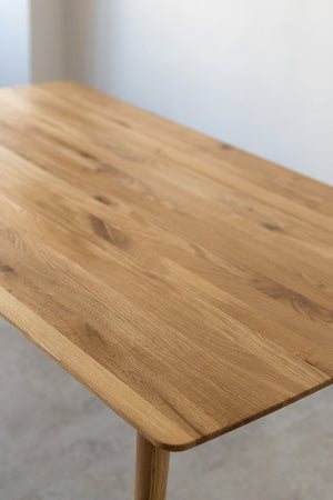Rectangular dining table of solid oak wood Escandi 1 | NordicStory