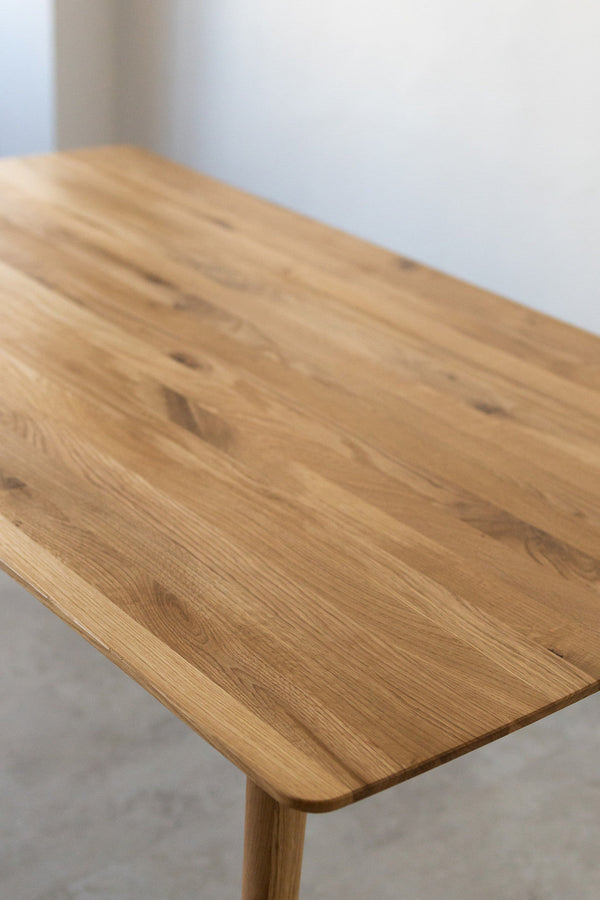 Rectangular dining table of solid oak wood Escandi 1 | NordicStory