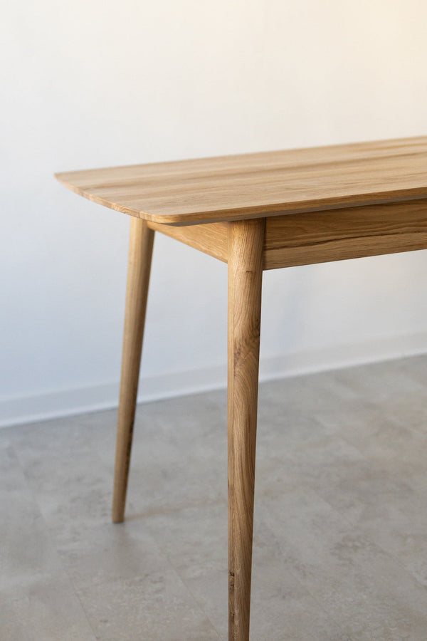Rectangular dining table of solid oak wood Escandi 1 | NordicStory