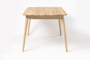 Rectangular dining table of solid oak wood Escandi 1 | NordicStory