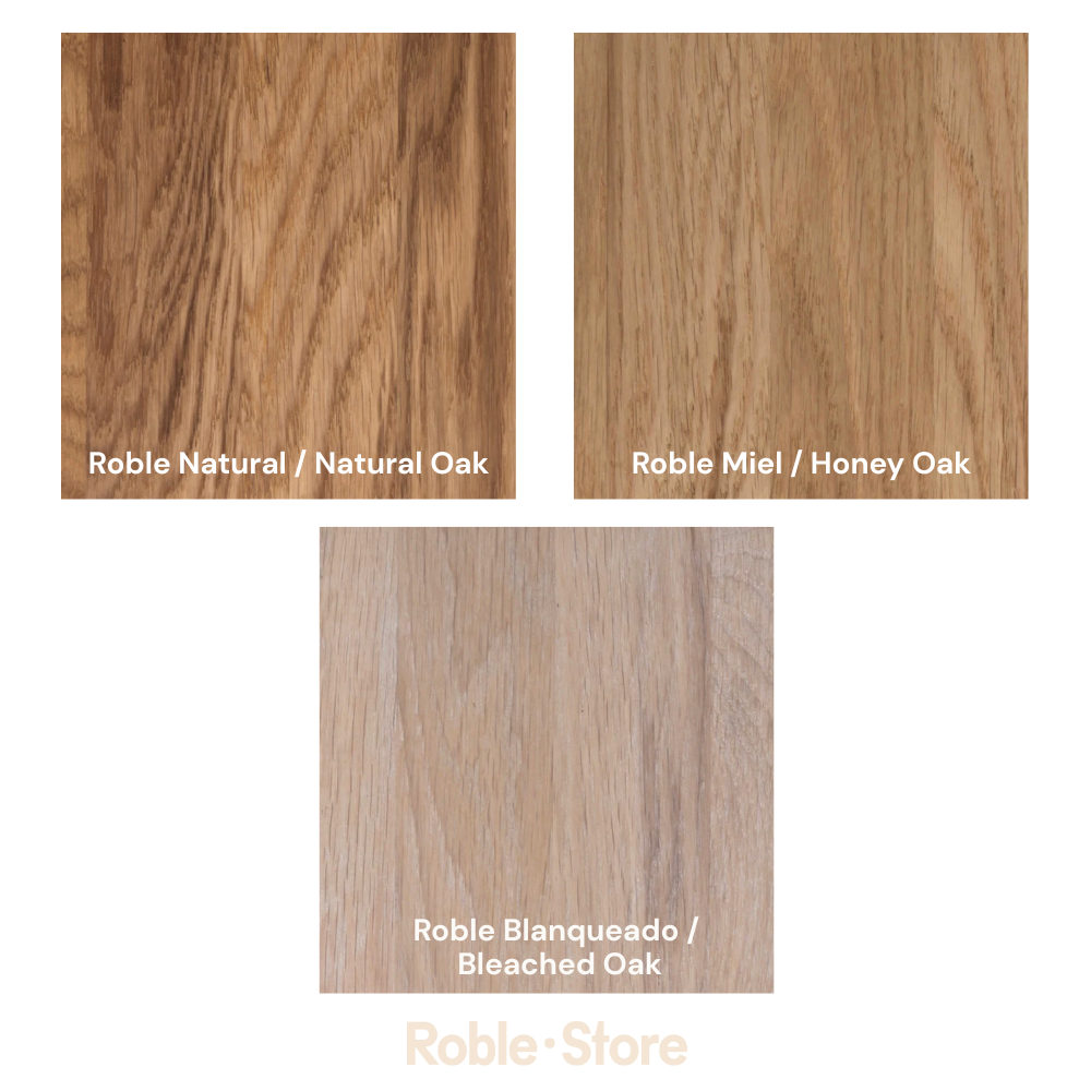 Samples of color of solid oak wood | NordicStory