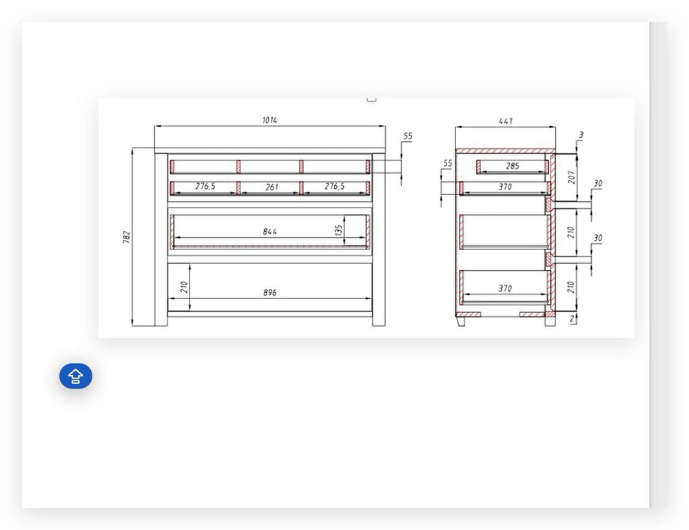 Sideboard aus massiver Eiche Elsa | NordicStory