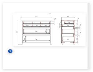Sideboard aus massiver Eiche Elsa | NordicStory