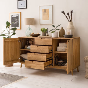Sideboard aus massiver Eiche Escandi 3 | NordicStory
