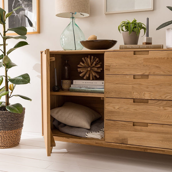 Sideboard aus massiver Eiche Escandi 3 | NordicStory