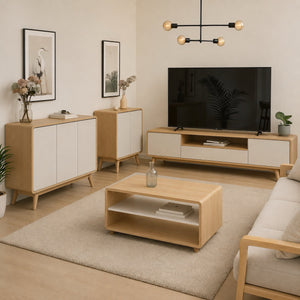 Sideboard aus massiver Eiche Oslo 1 | VESKOR