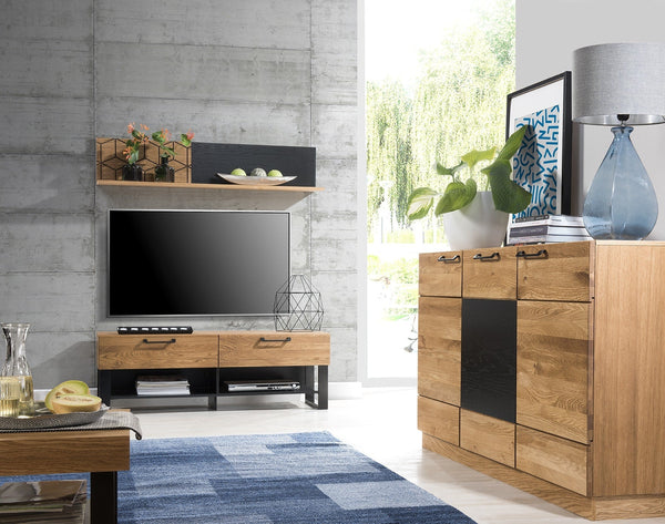 Kommode aus massiver Eiche Mozaik 45 | LoftStory
