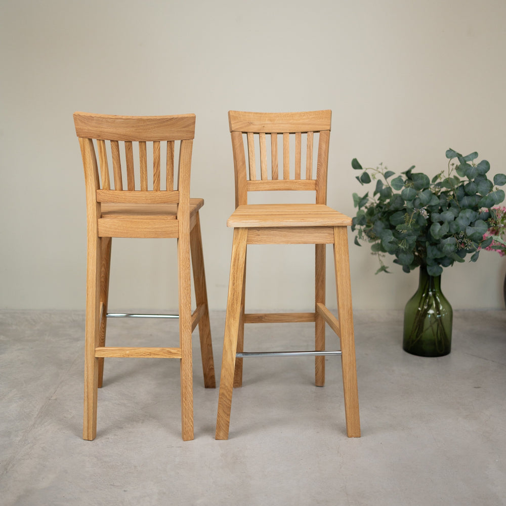 Barhocker aus massiver Eiche Provance | NordicStory