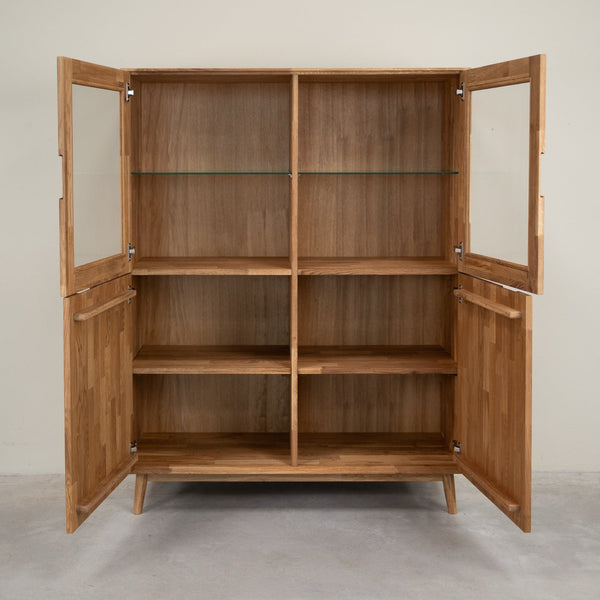 Vitrine aus massiver Eiche Escandi 3 | NordicStory