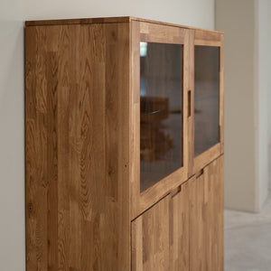 Vitrine aus massiver Eiche Escandi 3 | NordicStory